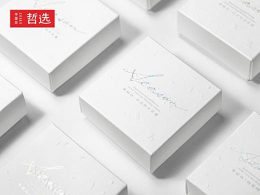 【 中国白·哲选 】四季花瓣包装设计 简约风 极简style