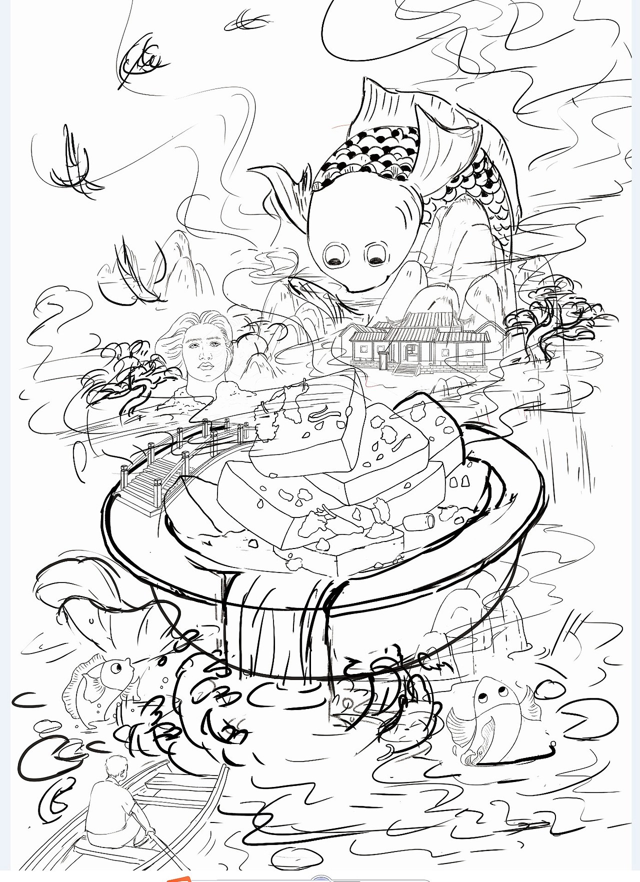 城市特色插画绘制（图ZMzAwMzkzNTM2） - 商业插画 - 站酷设计师哈米肖原创素材 - 站酷ZCOOL