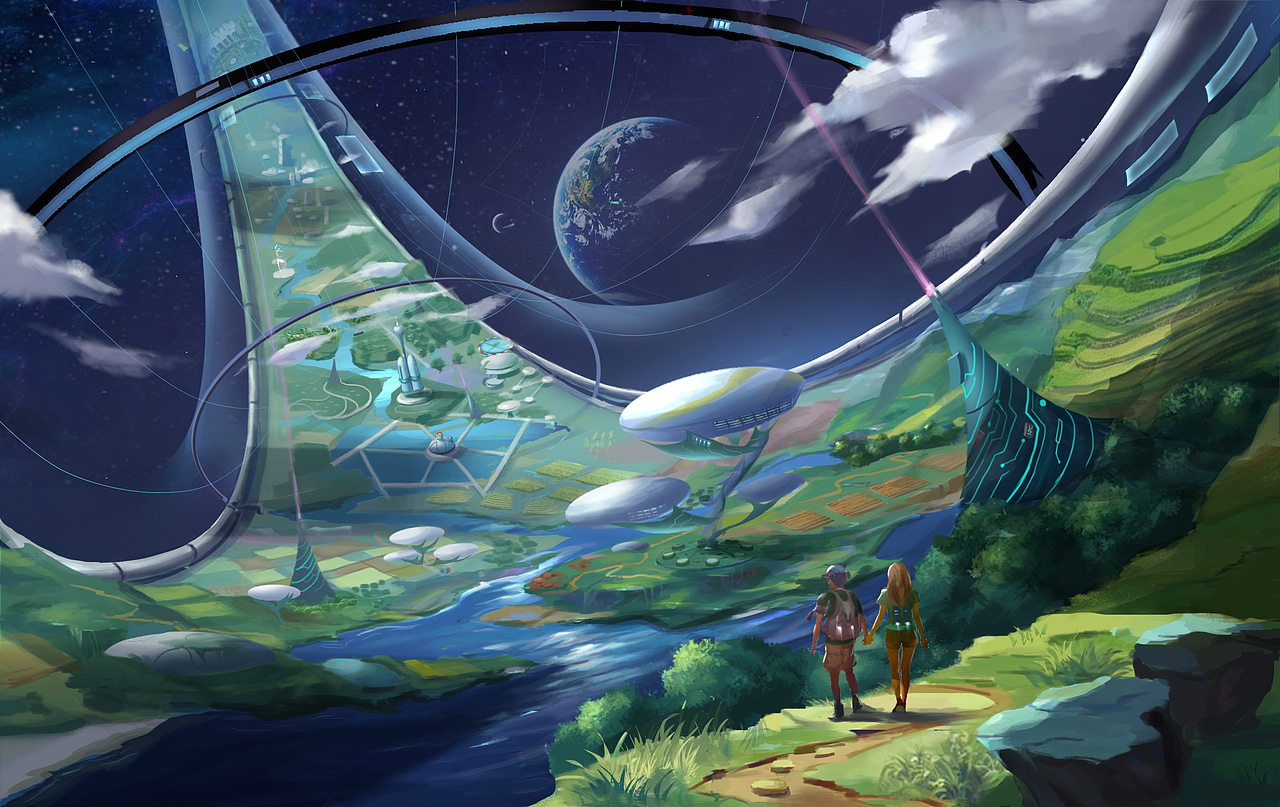 星环生态城（图ZOTMyODU5ODA=） - 概念设定 - 站酷设计师NPC君原创素材 - 站酷ZCOOL
