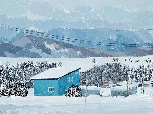 下雪啦（個人主頁-ZMzE5MDYyNTY=） - 藝術(shù)插畫 - 站酷設(shè)計師Joynii原創(chuàng)素材 - 站酷ZCOOL