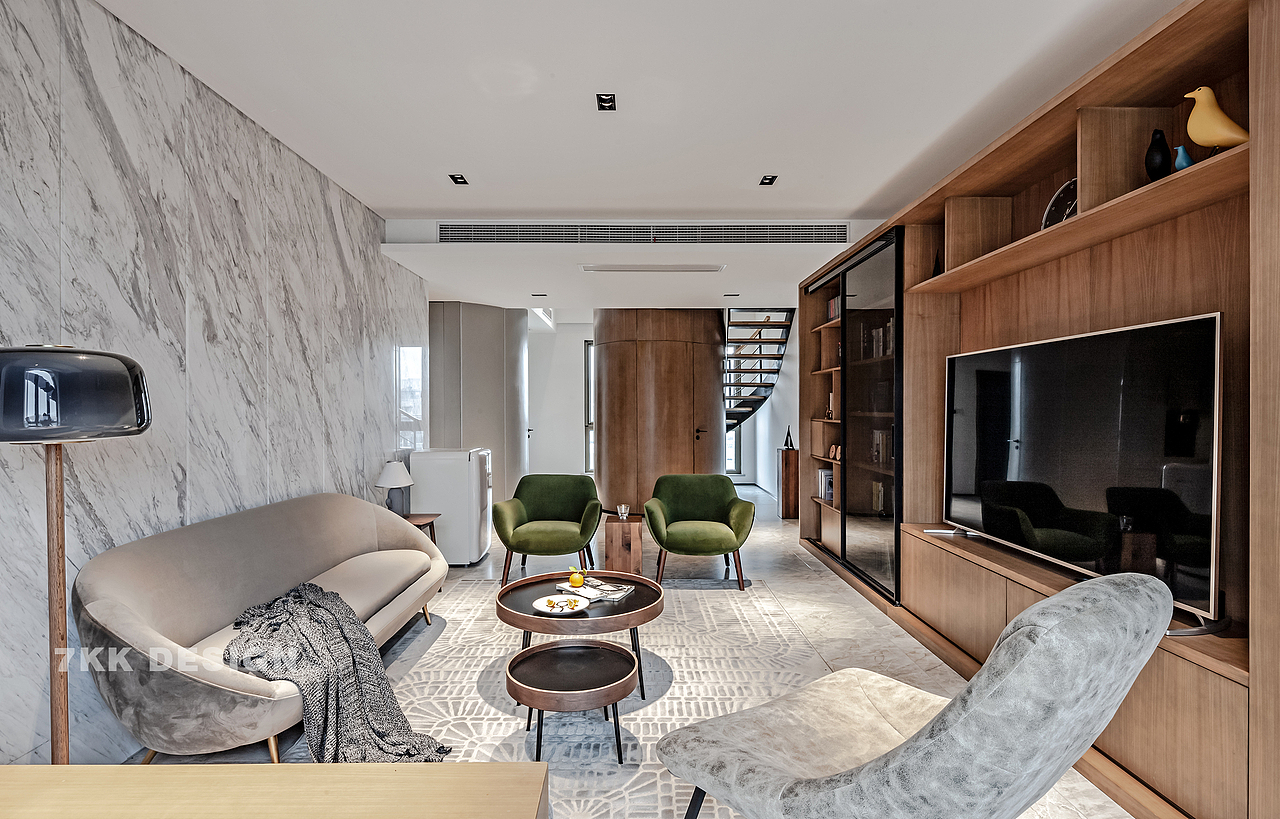 复式楼突破常规设计，将建筑设计与室内设计完美演绎（图ZMTkzNzU3ODE2） - 家装设计 - 站酷设计师7kkdesign麦古一原创素材 - 站酷ZCOOL