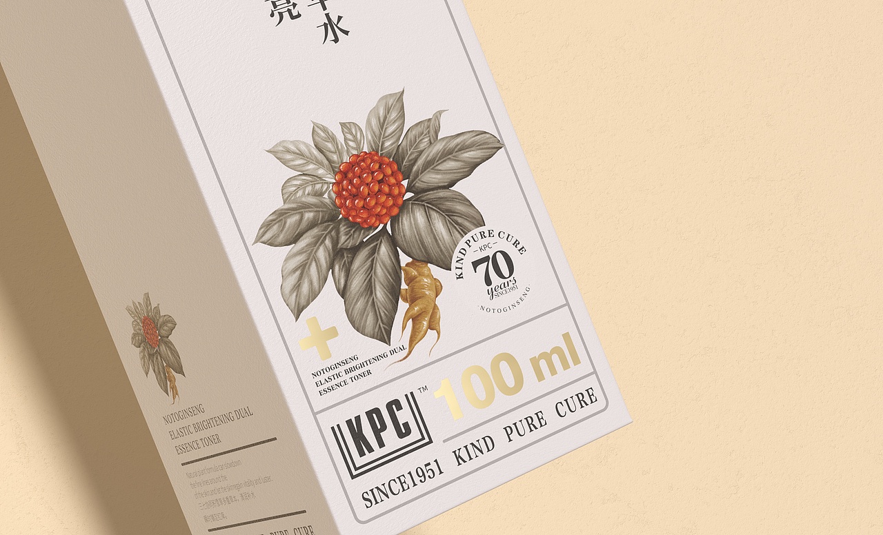 昆药×同道设计|传统VS新中式·KPG三七护肤系列（图ZMjkyNjYzNDI0） - 包装 - 站酷设计师同道设计SONG原创素材 - 站酷ZCOOL