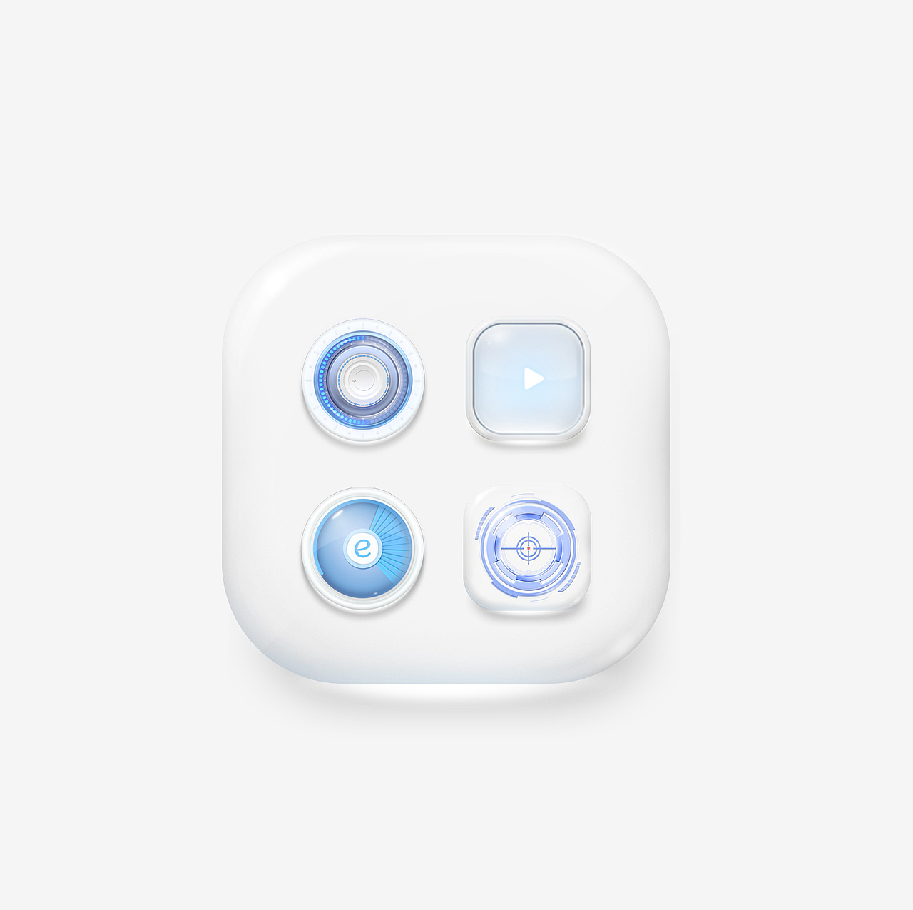 轻质感手机主题设计-GUI展示