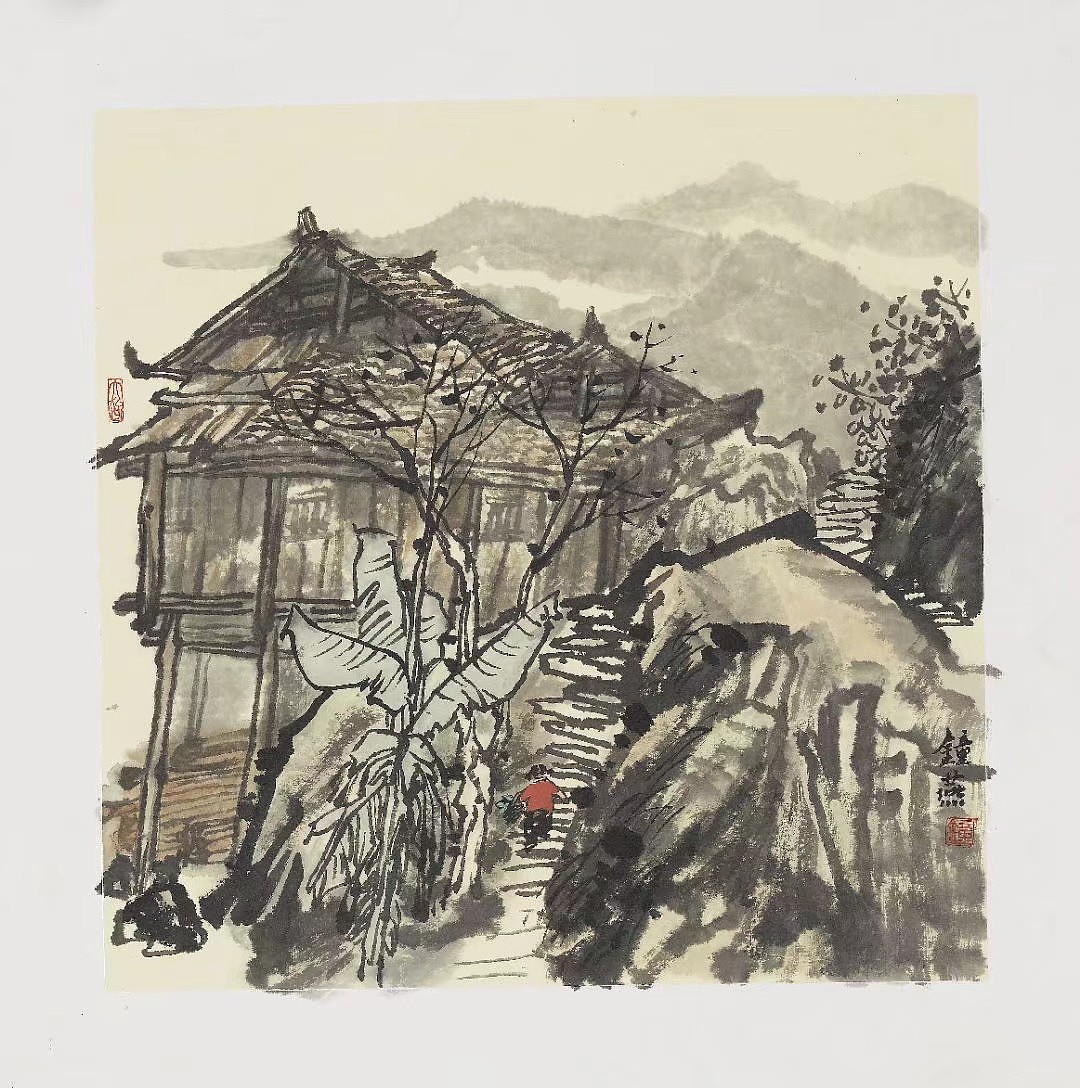 侗寨风情|纯艺术|绘画|呼噜呼噜y_原创作品-站酷zcool