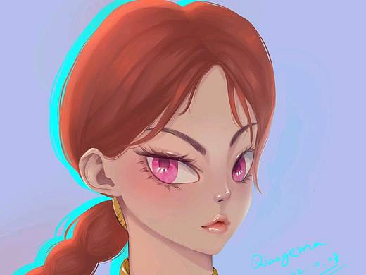 美女一个