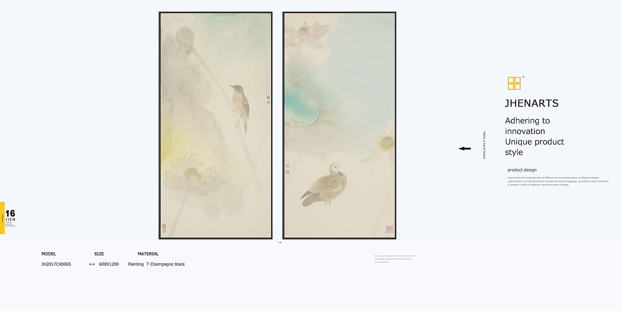 #新中式##装饰画##软装搭配##墙面挂画##酒店会所#（图ZOTI4MDgzNTI=） - 绘画 - 站酷设计师集恒工艺实物画原创素材 - 站酷ZCOOL