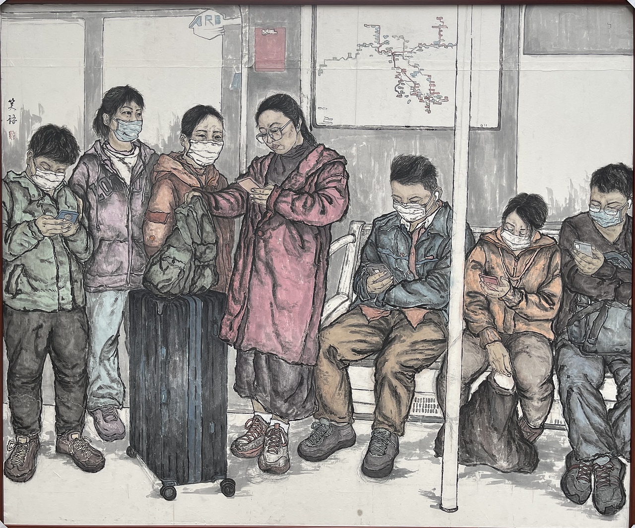 17级中国画专业毕业生作品展(易斯顿美术学院)