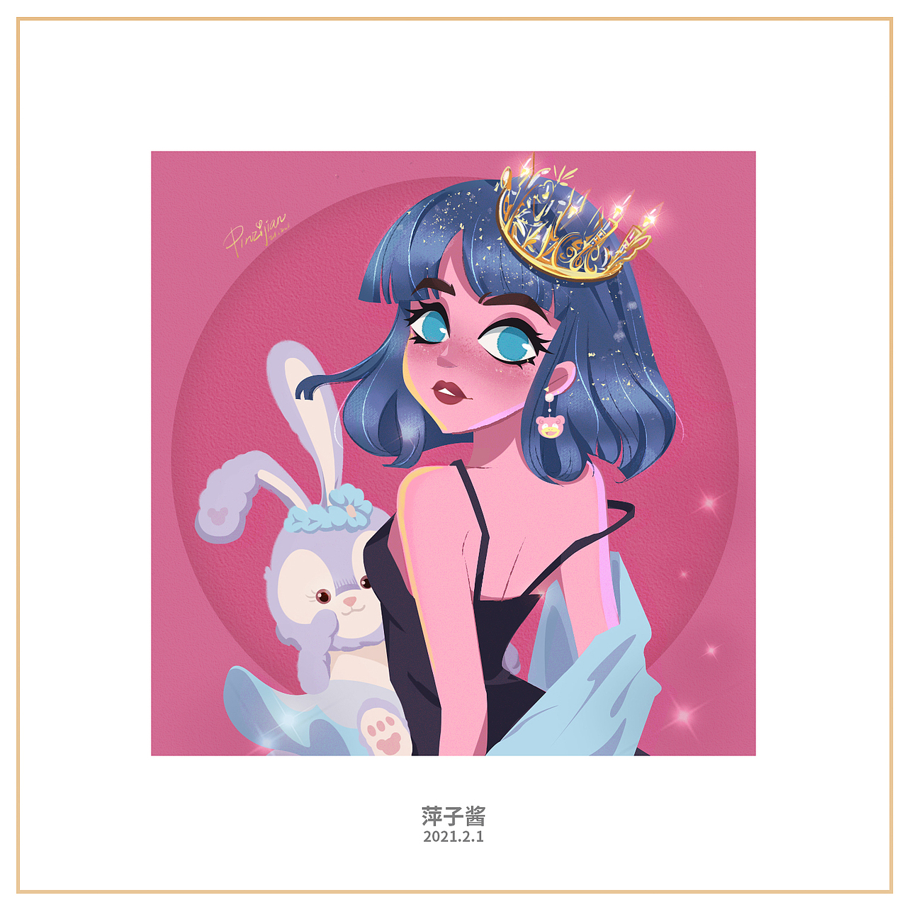 給朋友們畫的頭像（圖ZMjQ5NTY5OTQ4） - 創(chuàng)作習(xí)作 - 站酷設(shè)計師島島子原創(chuàng)素材 - 站酷ZCOOL