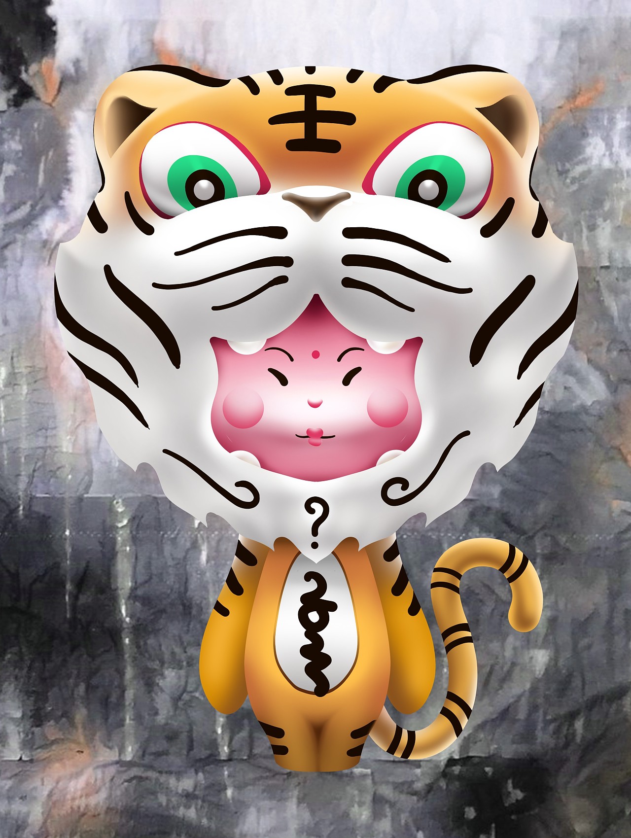 喜福虎娃|平面|ip形象|十日十月羊 - 原创作品 - 站酷 (zcool)