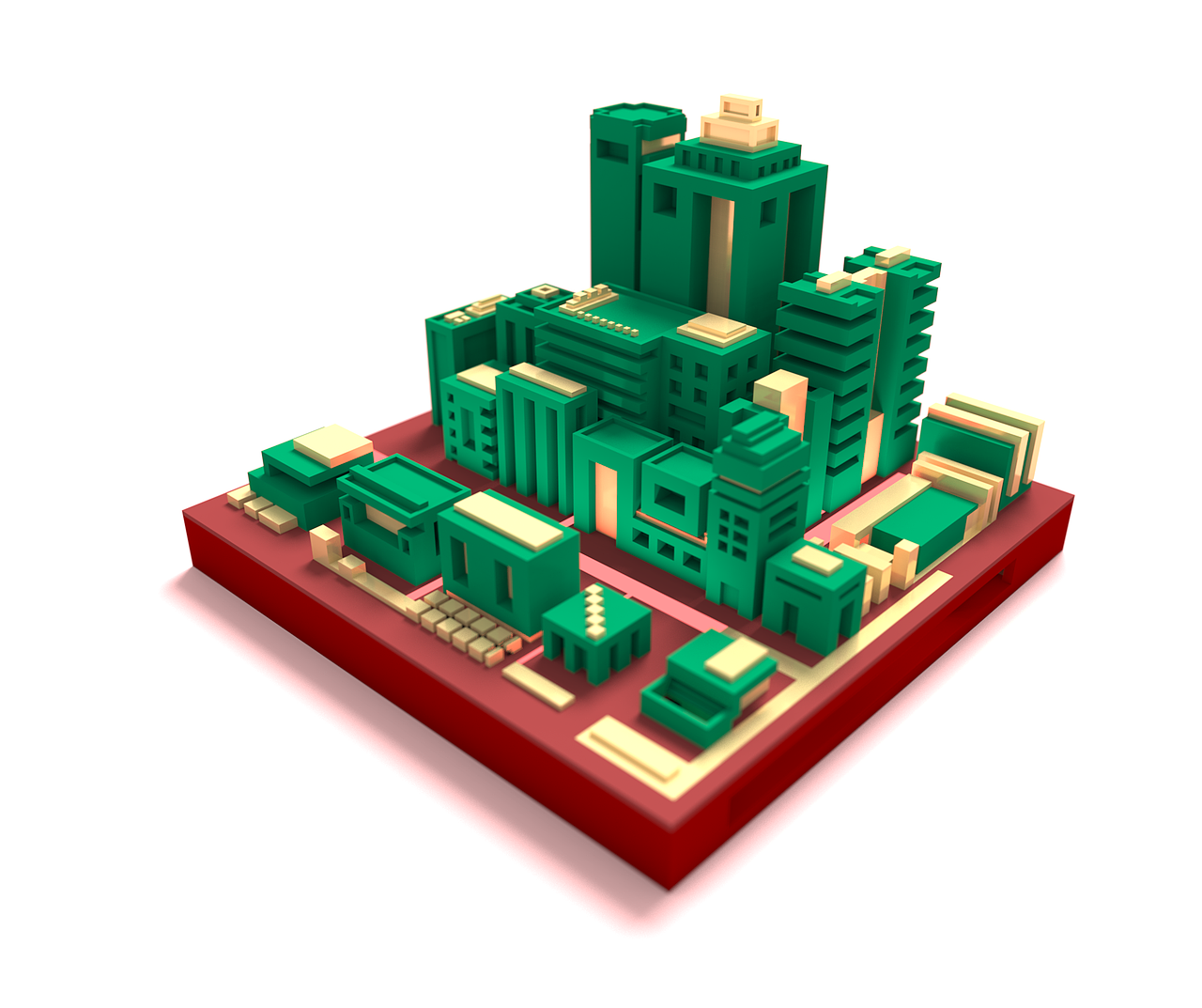 MagicaVoxel···有毒別碰··（圖ZNzA0OTYwMjQ=） - 場景 - 站酷設(shè)計師小罐魚頭原創(chuàng)素材 - 站酷ZCOOL