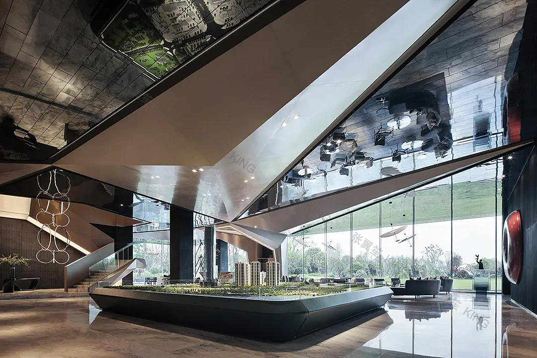 金茂府.洞庭生态创新城售楼处（图ZMjA3MTEwMjg4） - 家装设计 - 站酷设计师张翼笙原创素材 - 站酷ZCOOL