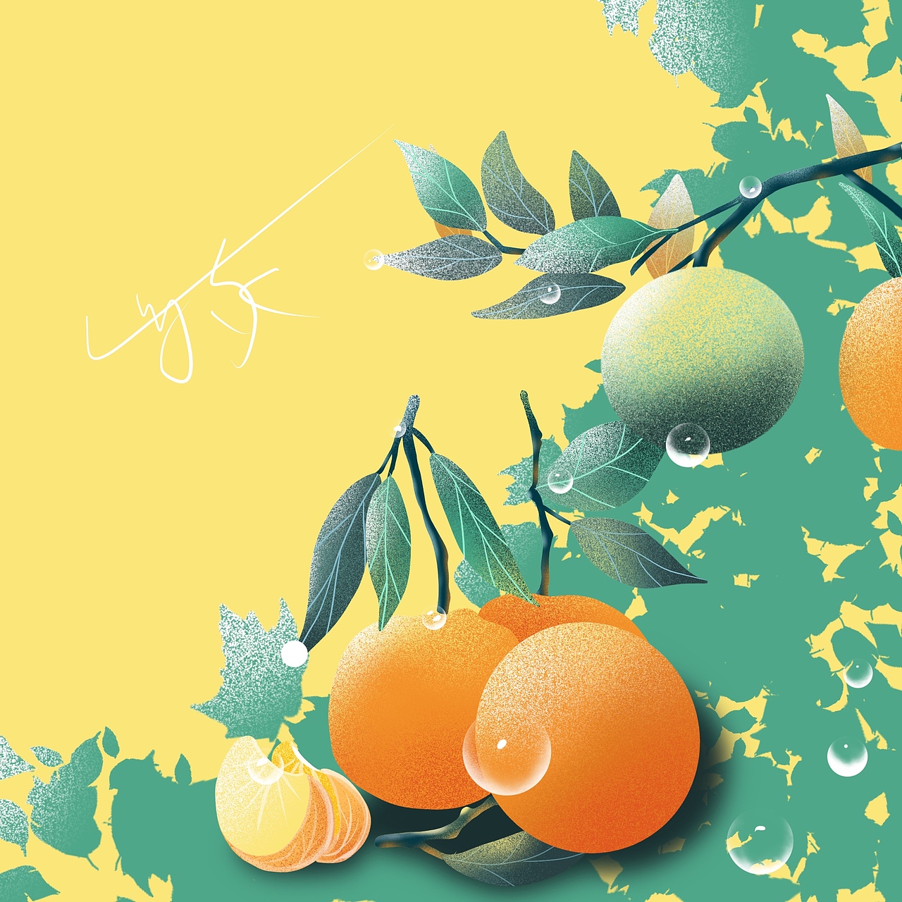 水果插画（图ZMjI1MDYxMjQ0） - 艺术插画 - 站酷设计师没有锁骨的小菜米原创素材 - 站酷ZCOOL