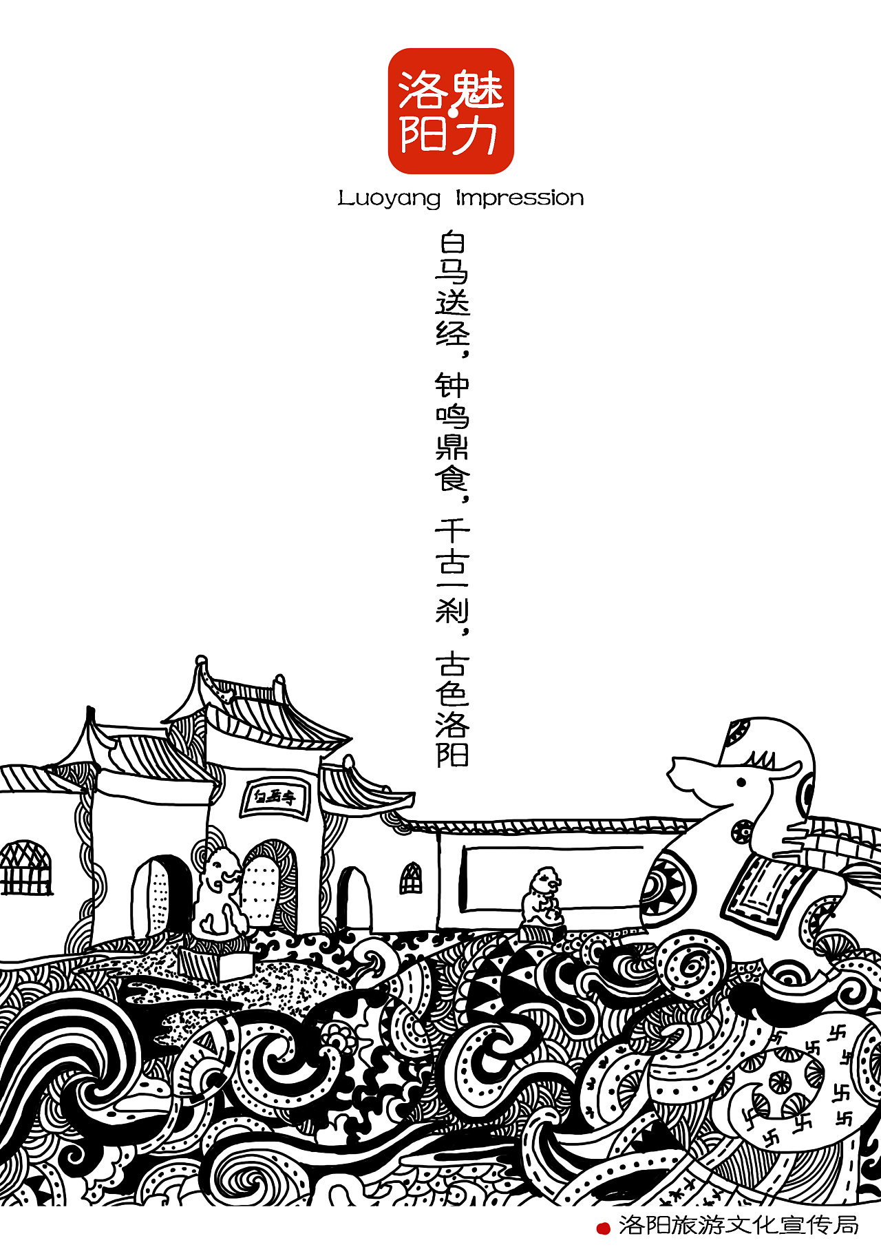 洛阳城市符号海报设计