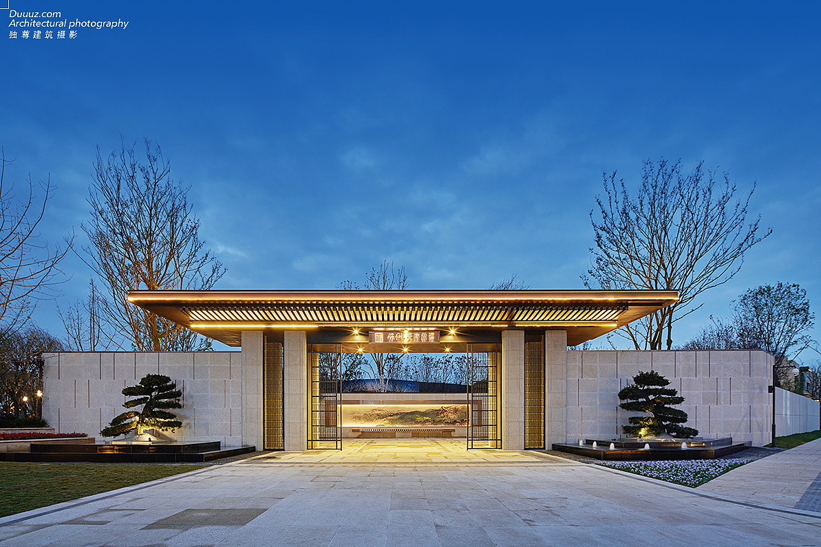 独尊建筑摄影：中式美学，保利天府林语销售中心（图ZMTE3MDUxNDY0） - 家装设计 - 站酷设计师空与间摄影原创素材 - 站酷ZCOOL