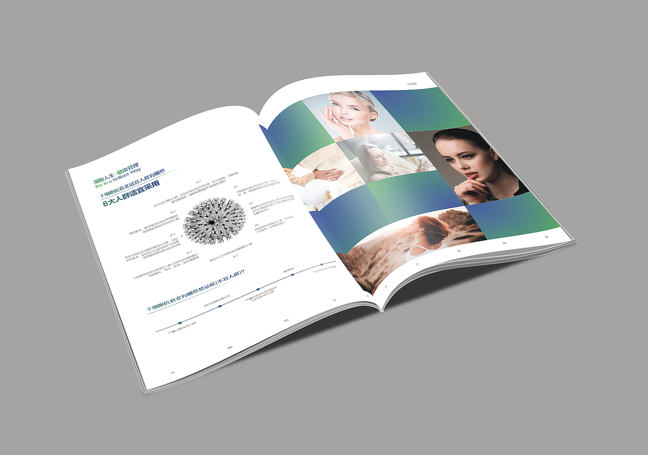 细胞基因抗衰老画册（图ZMTc5OTcwNzE2） - 书籍/画册 - 站酷设计师a伟设计室原创素材 - 站酷ZCOOL
