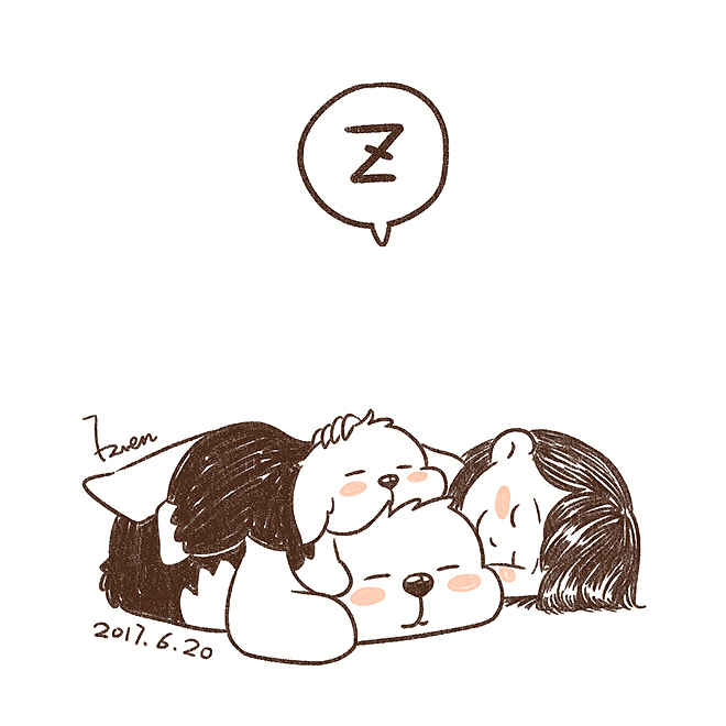 连续睡了三天三夜后,又连续忙了四天的工作
<br>但都没敢让自己太累,稍有不适,稍微感觉到累,马上放下笔休息