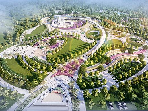 lumion市政公园景观效果图