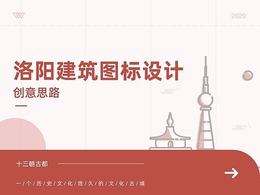洛阳建筑图标设计思路