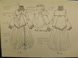 服装手绘款式图