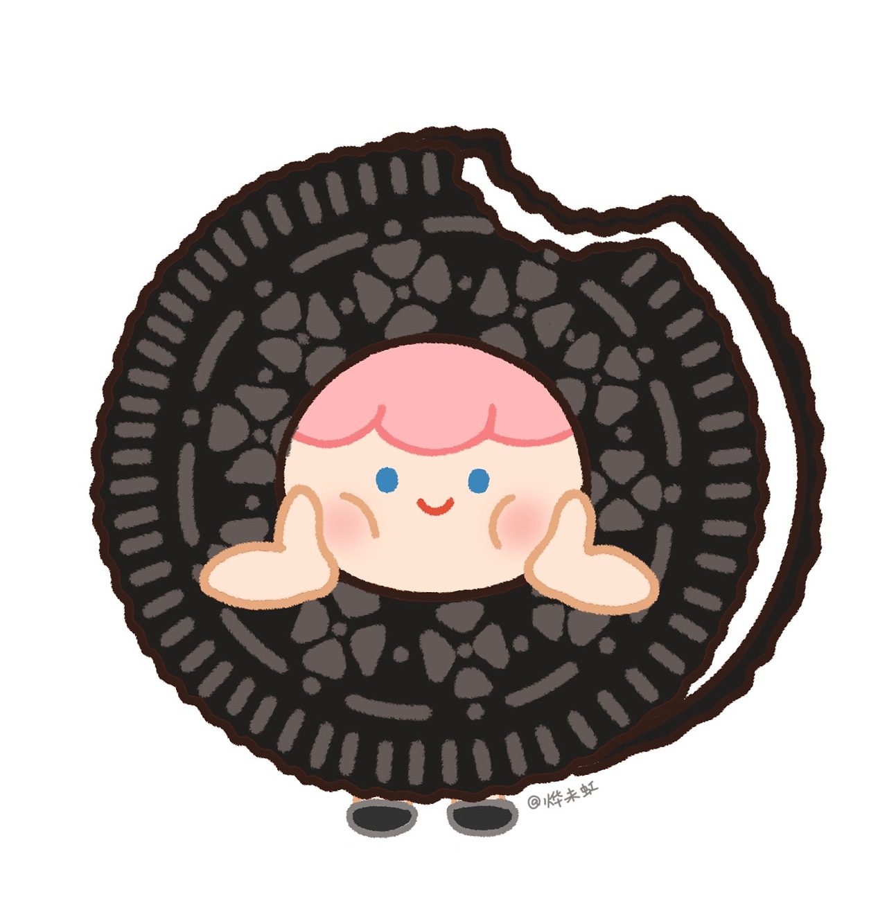 原创形象小粉大集合part1（图ZMjcxOTI1Njg4） - 单幅漫画 - 站酷设计师烨未虹原创素材 - 站酷ZCOOL