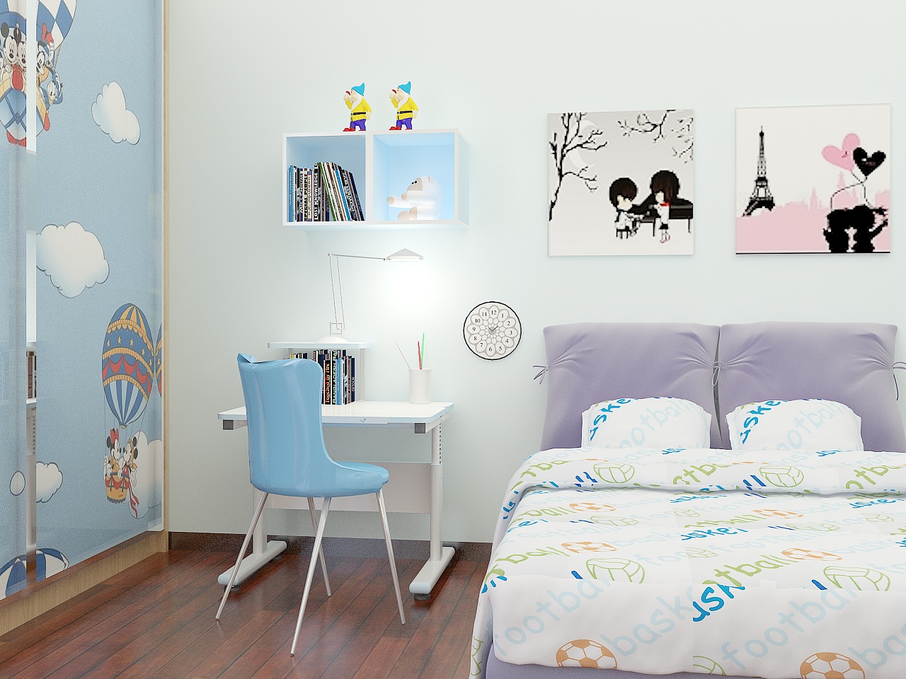 儿童房|三维|场景|我就不告诉你 - 原创作品 - 站酷 (zcool)