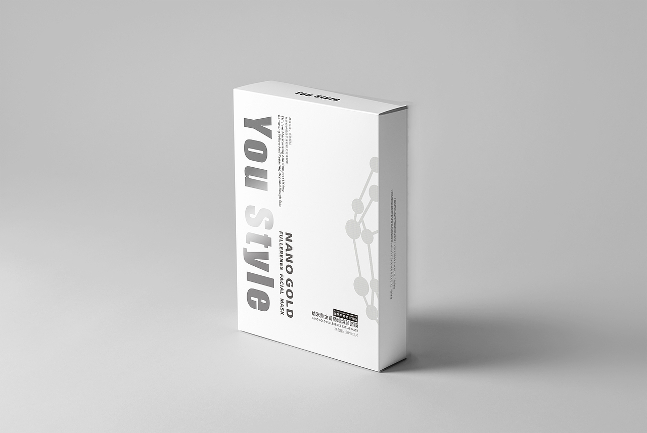 纳米黄金富勒烯面膜包装设计（图ZMTkwNjYwMjMy） - 包装 - 站酷设计师hiphopnc原创素材 - 站酷ZCOOL