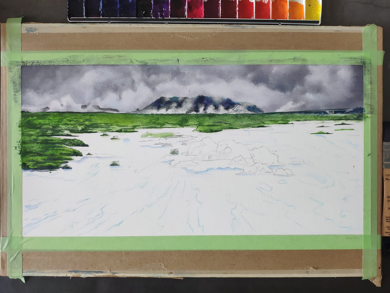 美丽的格陵兰岛