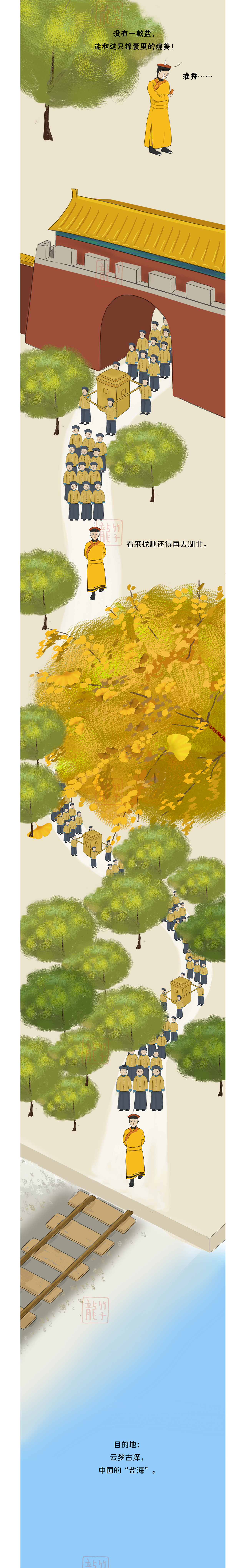 插画 | 新《戏说乾隆》出现在武汉这条老街（图ZMTYwMzIzODEy） - 商业插画 - 站酷设计师Bamboo龍竹子原创素材 - 站酷ZCOOL
