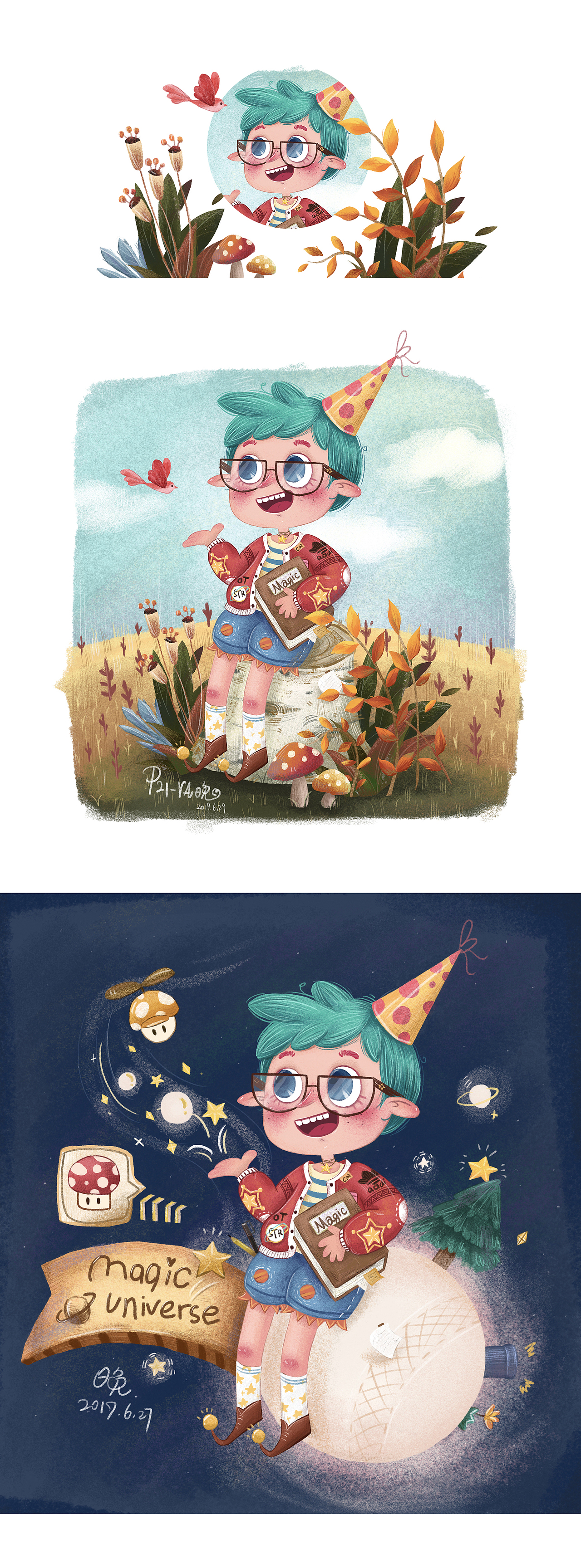 插画练习（图ZMTY2OTkzNzgw） - 创作习作 - 站酷设计师VAN_ZW原创素材 - 站酷ZCOOL