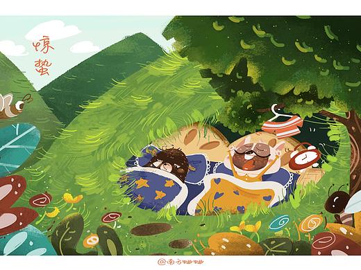 惊蛰（个人主页-ZNDQxOTAzODg=） - 儿童插画 - 站酷设计师南方蛐蛐原创素材 - 站酷ZCOOL