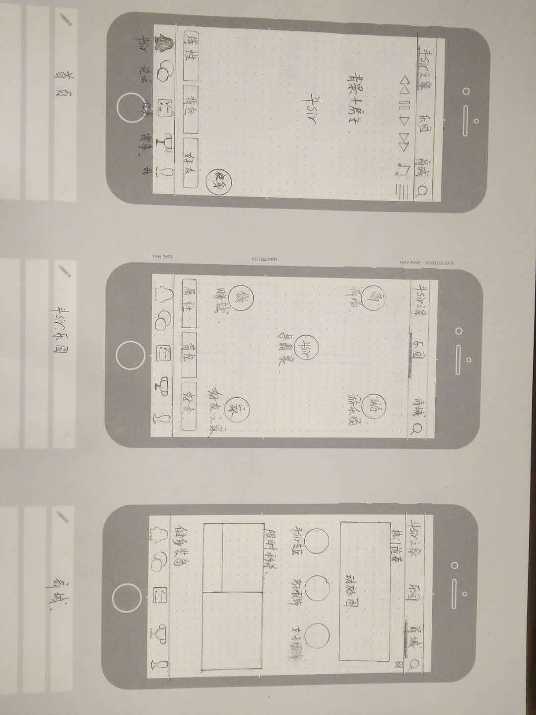 手繪線框圖（圖ZMTEyNjUxMzEy） - APP界面 - 站酷設(shè)計(jì)師你說啥我聽不到原創(chuàng)素材 - 站酷ZCOOL