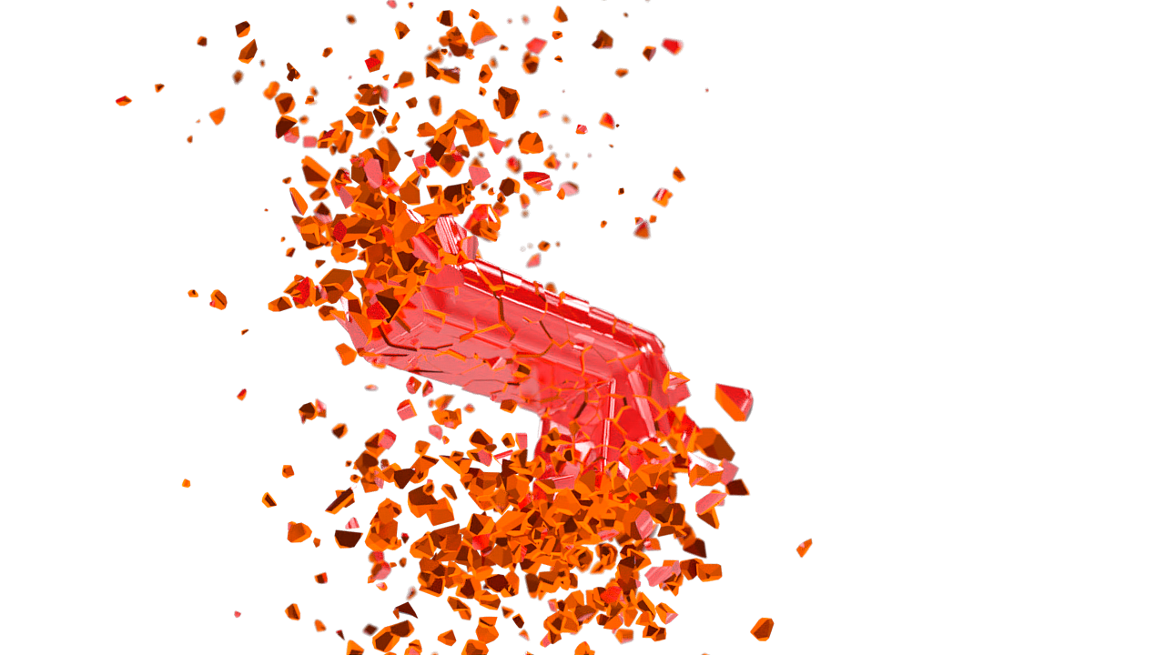 c4d粒子破碎重组