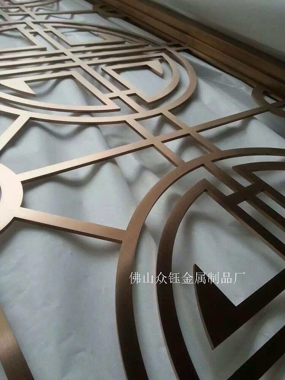 不锈钢板材折弯焊接屏风