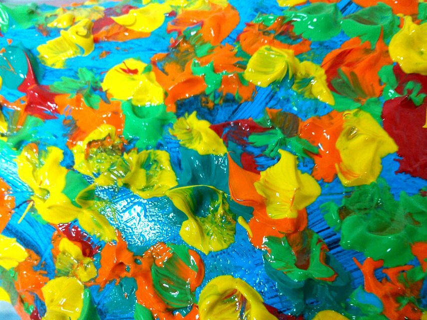 2014的第一个作品!脚踏车:)