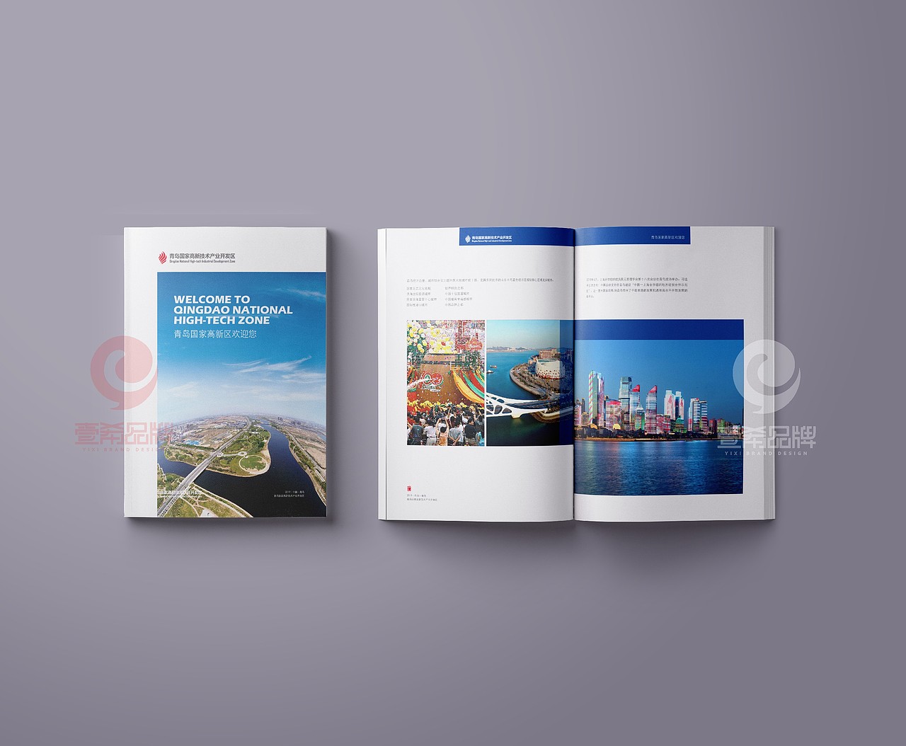 一希品牌设计--国家高新区招商画册宣传册设计