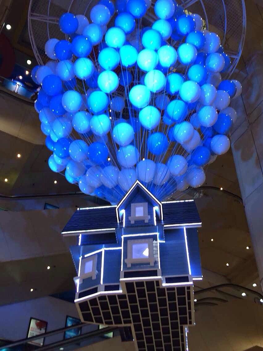 气球中庭展示