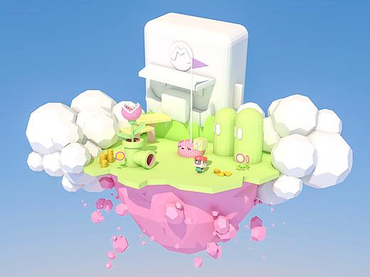 C4D（个人主页-ZMjkyMDIyMTY=） - 场景 - 站酷设计师桃总威武原创素材 - 站酷ZCOOL