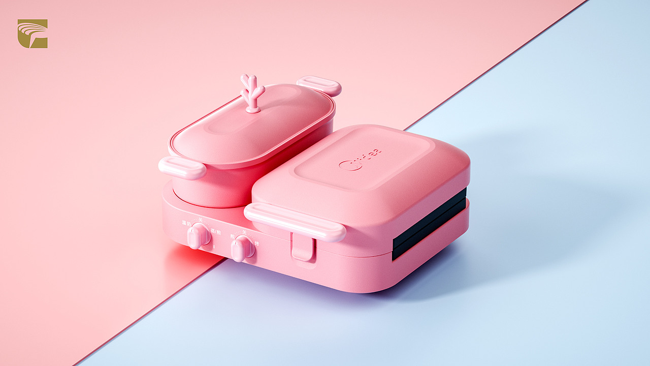 Midea「珊瑚早餐机」花样早餐随心配 | 米壳设计（图ZMjcwMTY0MDcy） - 生活用品 - 站酷设计师米壳工业设计原创素材 - 站酷ZCOOL