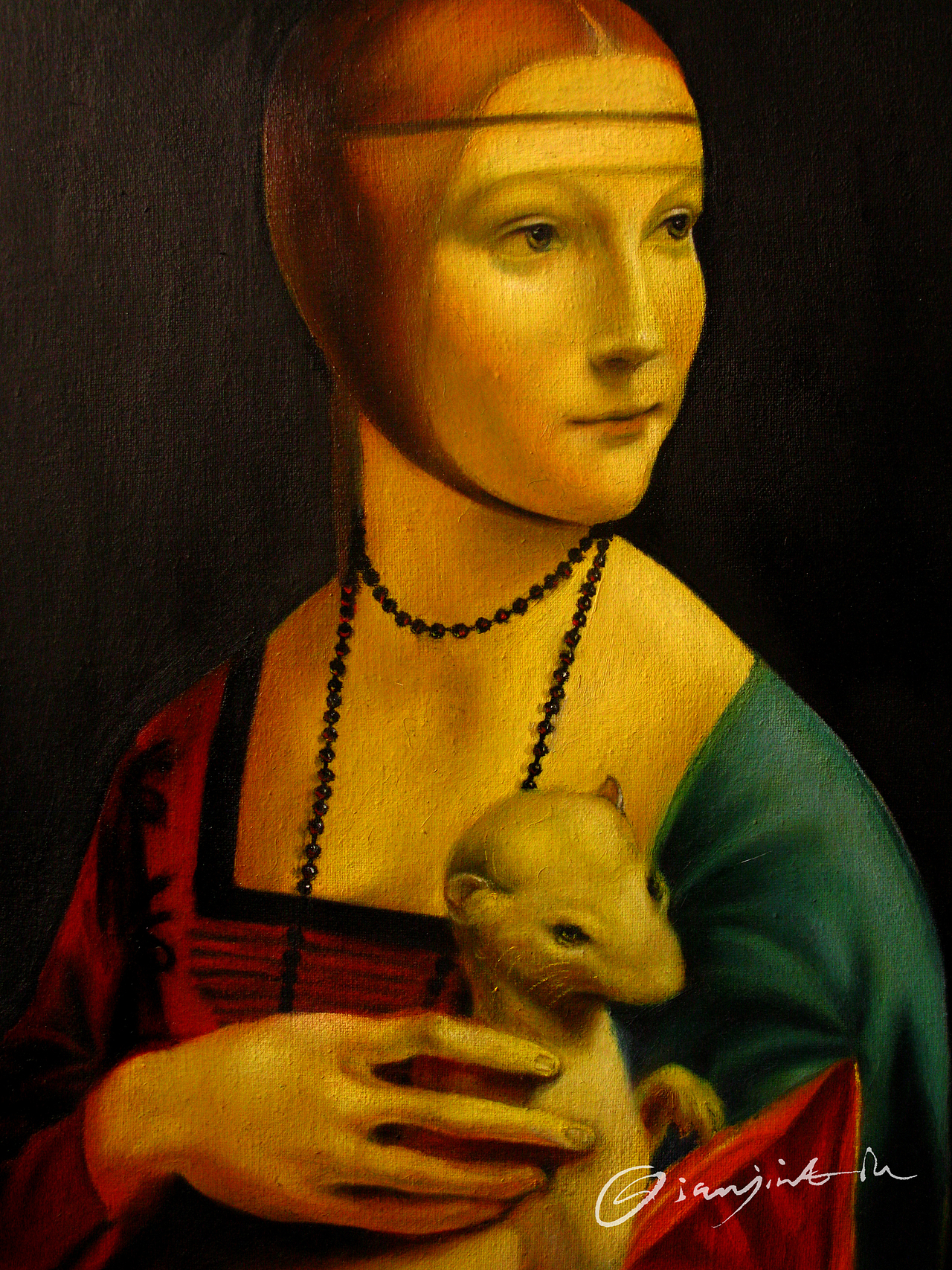 临摹达芬奇（图ZMjYxOTE2NDA=） - 绘画 - 站酷设计师King1019原创素材 - 站酷ZCOOL