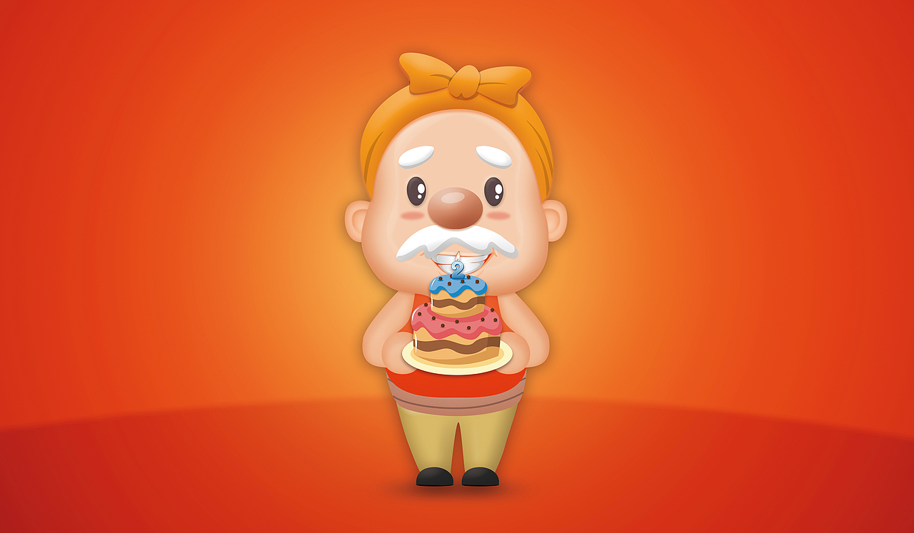 乐村淘老头主题形象手绘（图ZMTE0NDQxMjEy） - IP形象 - 站酷设计师leevi58原创素材 - 站酷ZCOOL