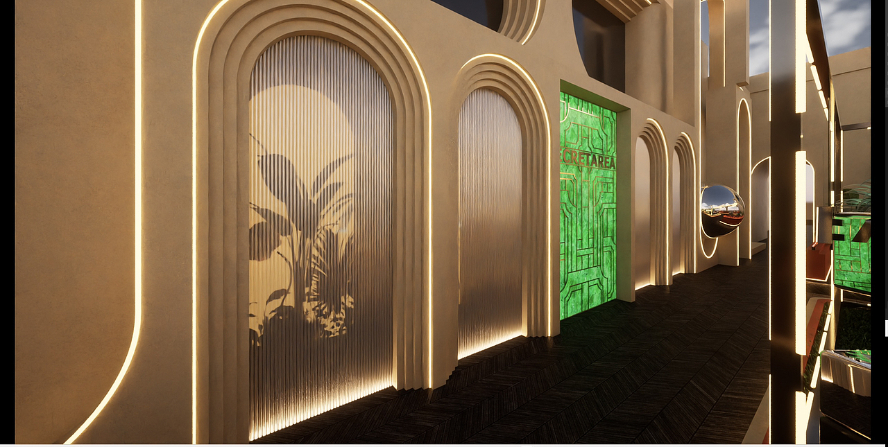 P·D｜融合共生：斯卡帕叠序融入中东风情解构主义（图ZMzYxOTIwMjI0） - 商业空间设计 - 站酷设计师设计师成兆凡原创素材 - 站酷ZCOOL