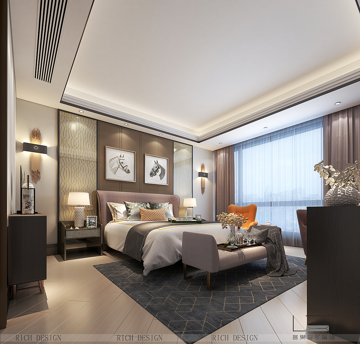 港铁天颂，现代装修装饰，深圳装修公司