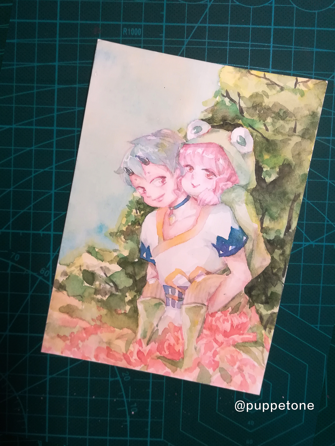 【puppetone】2018年水彩/手绘本 🌟第一弹（图ZMTQ4NTEwMDA0） - 创作习作 - 站酷设计师puppetone原创素材 - 站酷ZCOOL