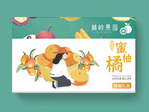 林岭果园丨水果包装设计