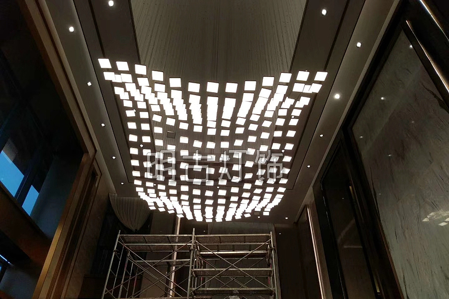 非标矩阵创意吊灯 明古定制