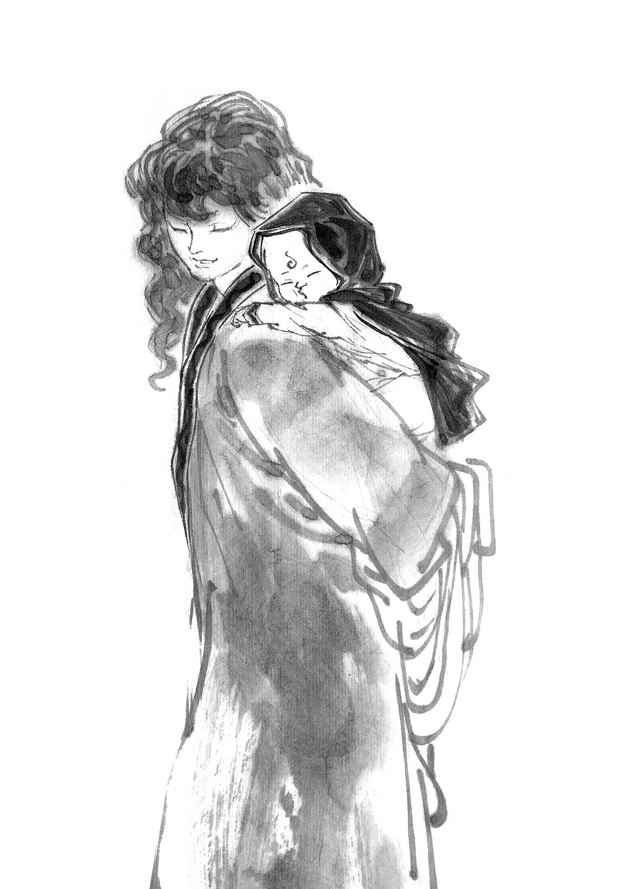 【呢喃】 第四回 破墨(原创水墨武侠漫画)