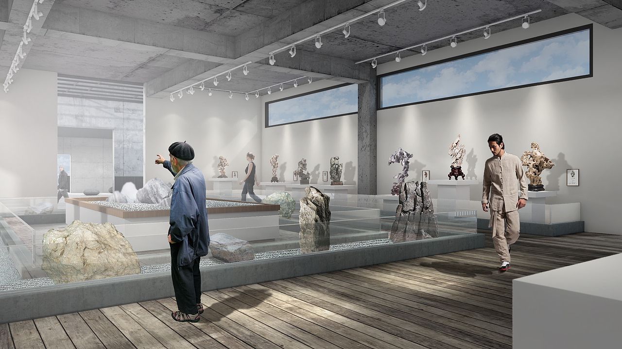 奇石馆展馆设计