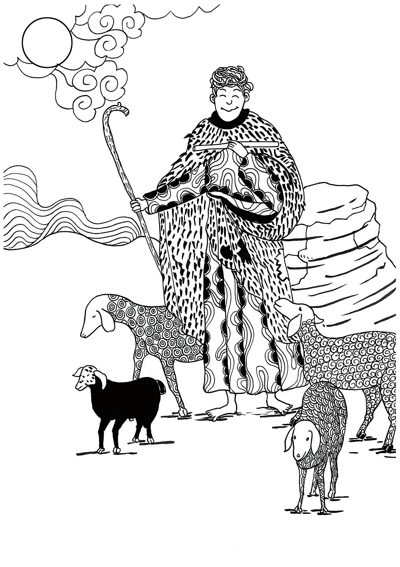 王尔德童话（图ZMjYxNjcwNjA=） - 商业插画 - 站酷设计师魇飘飘原创素材 - 站酷ZCOOL