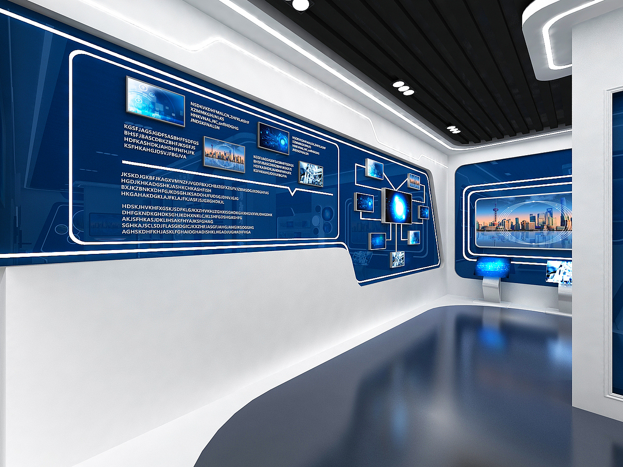 道地药材展厅设计3D效果图（图ZMjE3OTQzODMy） - 场景 - 站酷设计师3D设计师NG男原创素材 - 站酷ZCOOL