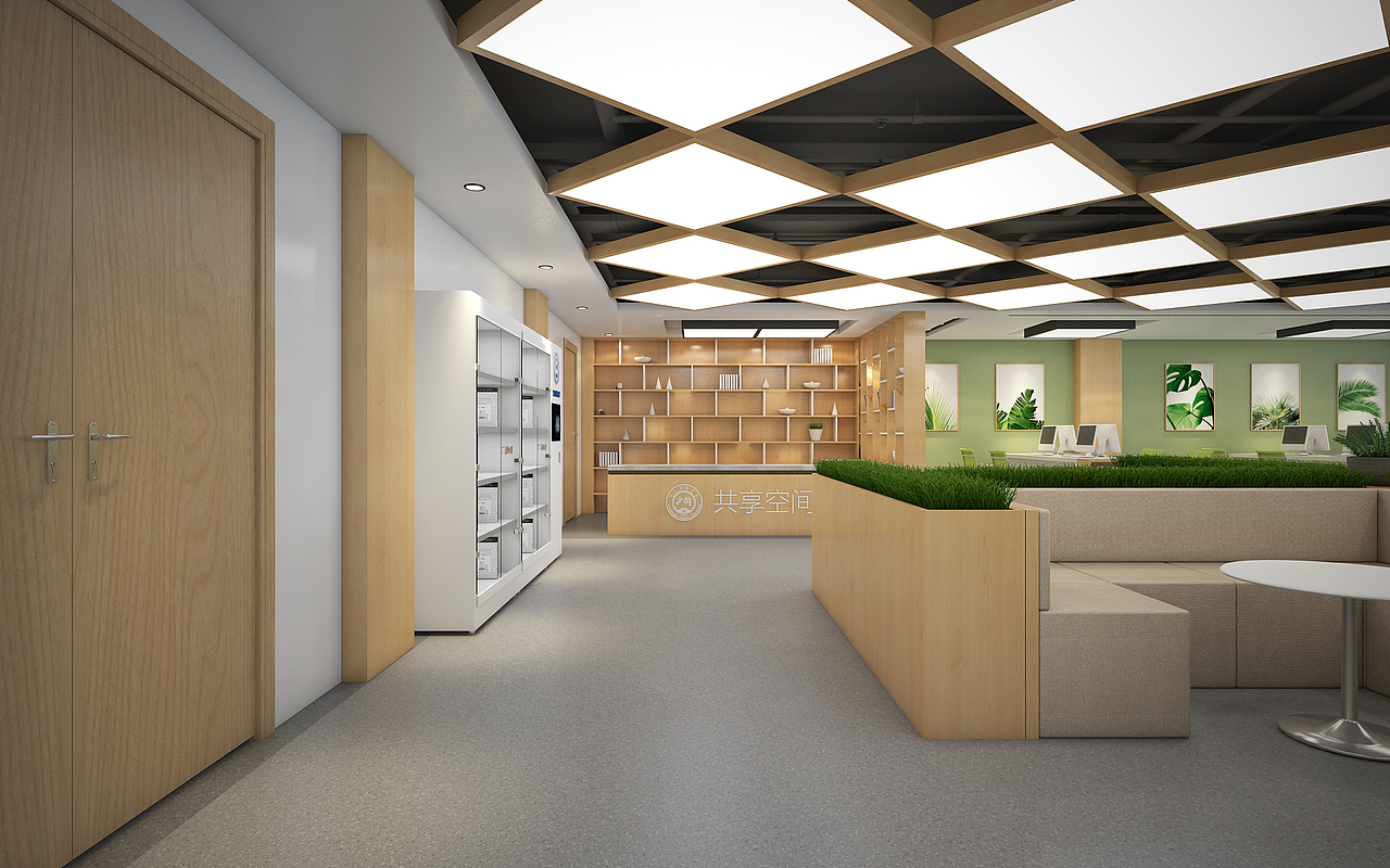 大学图书馆阅览室